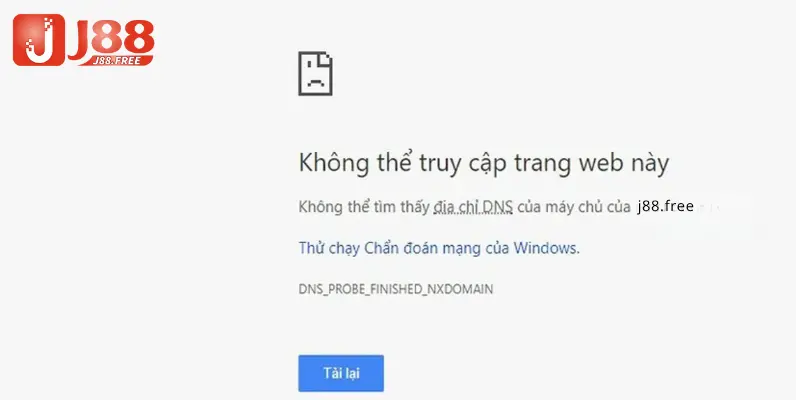 Lý do link vào J88 không truy cập được